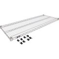 Global Equipment Nexel    S2442Z Poly-Z-Brite    Wire Shelf 42"W x 24"D 188715Z